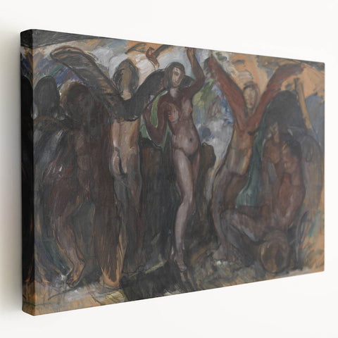 Modern Wall Art - Expressive Figurative Composition