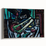 Modern Wall Art - Bold Still Life with Chianti Bottle