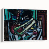 Modern Wall Art - Bold Still Life with Chianti Bottle