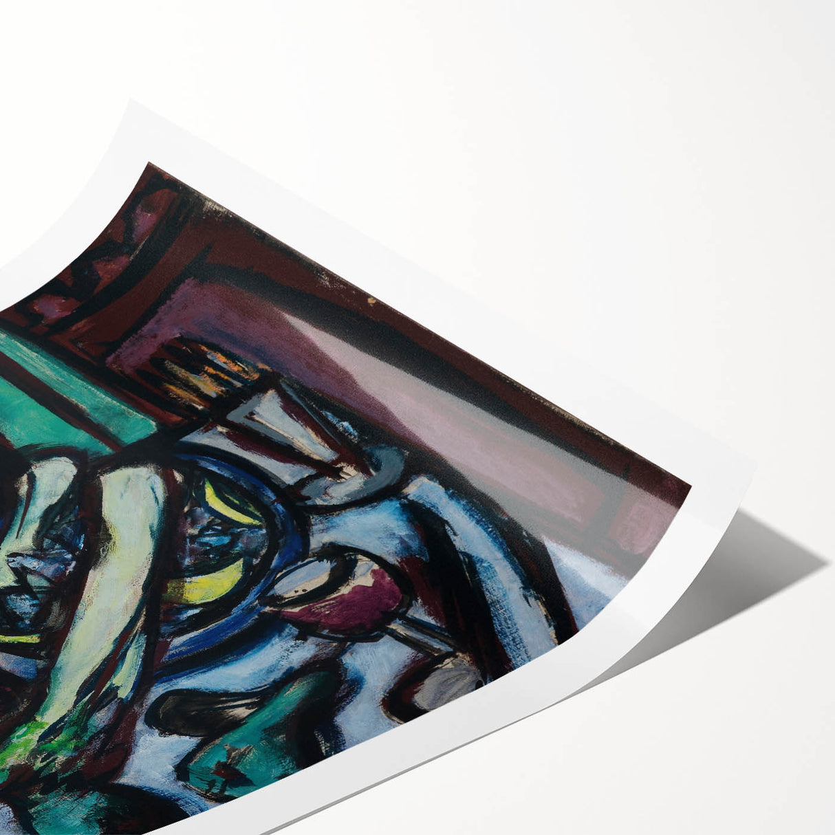 Modern Wall Art - Bold Still Life with Chianti Bottle