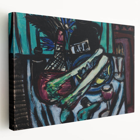 Modern Wall Art - Bold Still Life with Chianti Bottle
