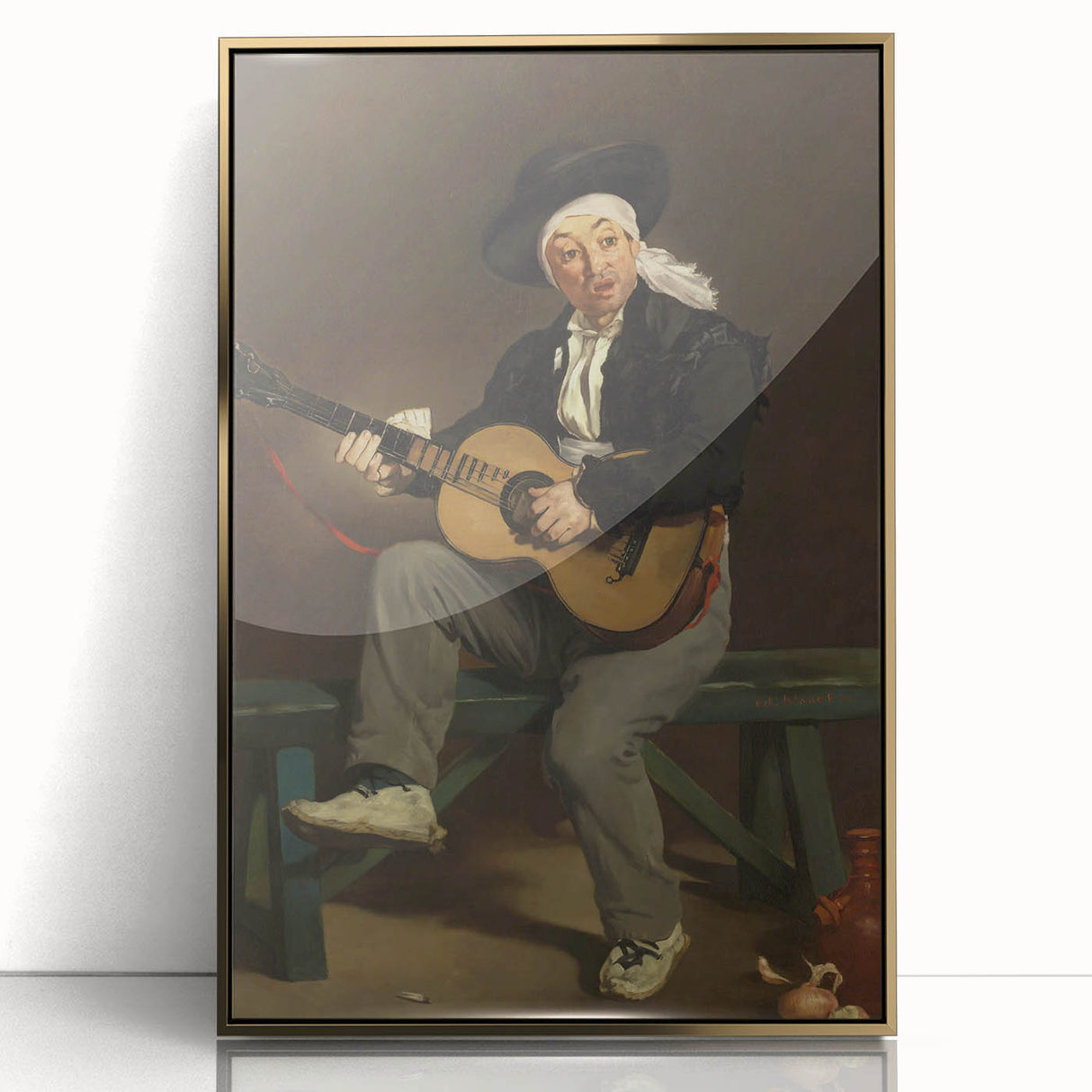 Impressionist Portrait - The Spanish Singer by Edouard Manet