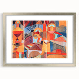 Modern Wall Art - Abstract Temple Gardens Design