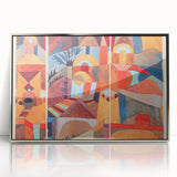 Modern Wall Art - Abstract Temple Gardens Design