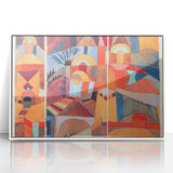 Modern Wall Art - Abstract Temple Gardens Design