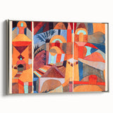 Modern Wall Art - Abstract Temple Gardens Design