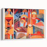 Modern Wall Art - Abstract Temple Gardens Design