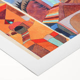 Modern Wall Art - Abstract Temple Gardens Design