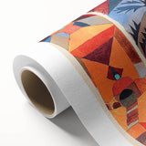 Modern Wall Art - Abstract Temple Gardens Design