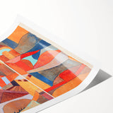 Modern Wall Art - Abstract Temple Gardens Design