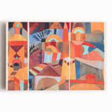 Modern Wall Art - Abstract Temple Gardens Design