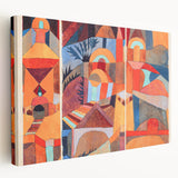 Modern Wall Art - Abstract Temple Gardens Design