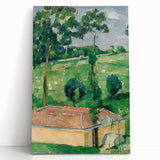 Impressionist Landscape - The Spring House by Paul Cézanne