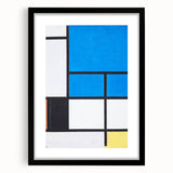 Modern Wall Art - Bold Geometric Abstract in Primary Colors