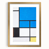 Modern Wall Art - Bold Geometric Abstract in Primary Colors