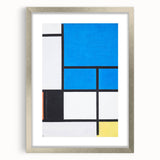 Modern Wall Art - Bold Geometric Abstract in Primary Colors
