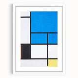Modern Wall Art - Bold Geometric Abstract in Primary Colors