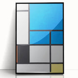 Modern Wall Art - Bold Geometric Abstract in Primary Colors