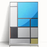 Modern Wall Art - Bold Geometric Abstract in Primary Colors