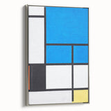 Modern Wall Art - Bold Geometric Abstract in Primary Colors