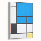 Modern Wall Art - Bold Geometric Abstract in Primary Colors