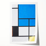 Modern Wall Art - Bold Geometric Abstract in Primary Colors