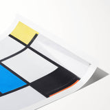 Modern Wall Art - Bold Geometric Abstract in Primary Colors