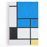 Modern Wall Art - Bold Geometric Abstract in Primary Colors