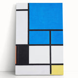 Modern Wall Art - Bold Geometric Abstract in Primary Colors