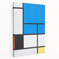 Modern Wall Art - Bold Geometric Abstract in Primary Colors