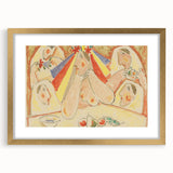 Modern Wall Art - Vibrant Bride and Bridesmaids Design