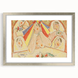 Modern Wall Art - Vibrant Bride and Bridesmaids Design