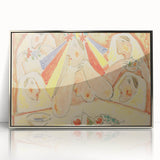 Modern Wall Art - Vibrant Bride and Bridesmaids Design