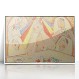 Modern Wall Art - Vibrant Bride and Bridesmaids Design