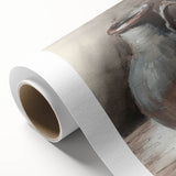 Art deco poster featuring a geometric pattern in pastel shades on rolled canvas, suitable for nursery wall art.