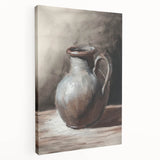 Large stretched canvas featuring a colorful abstract design, ideal for kitchen wall art.