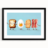 Extra large abstract art print featuring textured, colorful art on canvas, framed in black, ideal for living room decor.