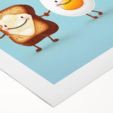 Art Deco poster featuring geometric patterns and metallic gold accents on a rolled canvas.