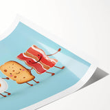 Extra large wall art featuring line art flowers in black on white, rolled print format, suitable for large living room decor.