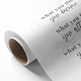 Minimalist Typography Art Print – Motivational Quote on Canvas