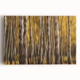 Golden Trunk Flow – Autumn Forest Scene in Artistic Motion Blur