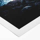 Rolled canvas artwork showcasing a stunning landscape of caves, featuring intricate details and rich colors, designed for wall display and home decor enhancement.