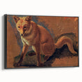 Romantic Art Prints: Lying Cat for a Dish - Historical Wall Art