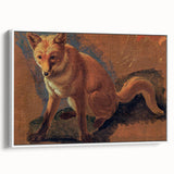 Romantic Art Prints: Lying Cat for a Dish - Historical Wall Art