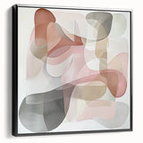 Modern Bedroom Art – Framed Bedroom Wall Art in Soft Beige & Gray