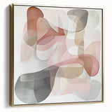 Modern Bedroom Art – Framed Bedroom Wall Art in Soft Beige & Gray