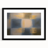 Abstract geometric frame in black with a matte finish, showcasing a modern design. Ideal for contemporary decor, adding elegance to any space.