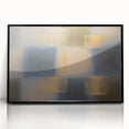 Framed abstract geometric art piece in black acrylic, showcasing sharp angles and vivid lines, ideal for modern home decor. Perfect for enhancing contemporary interiors.