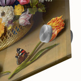 Baroque Art Print - Vibrant Floral Still Life with Butterflies