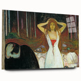 Expressionist Art: "Ashes" Abstract Modern Expressionism Wall Decor